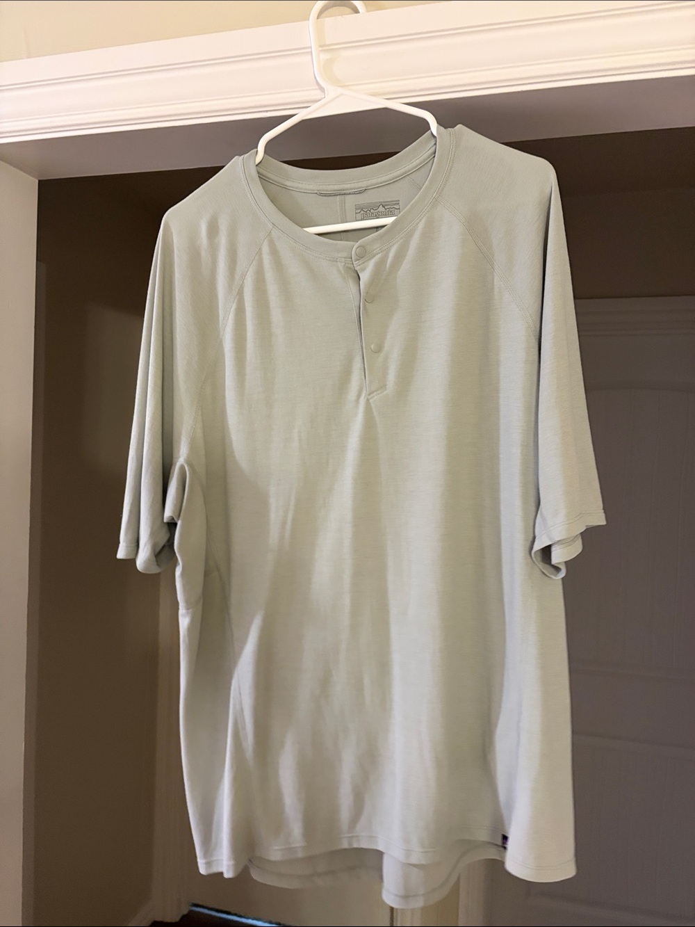 Patagonia Men's Short-Sleeve Bike Shirt - Light Sage
